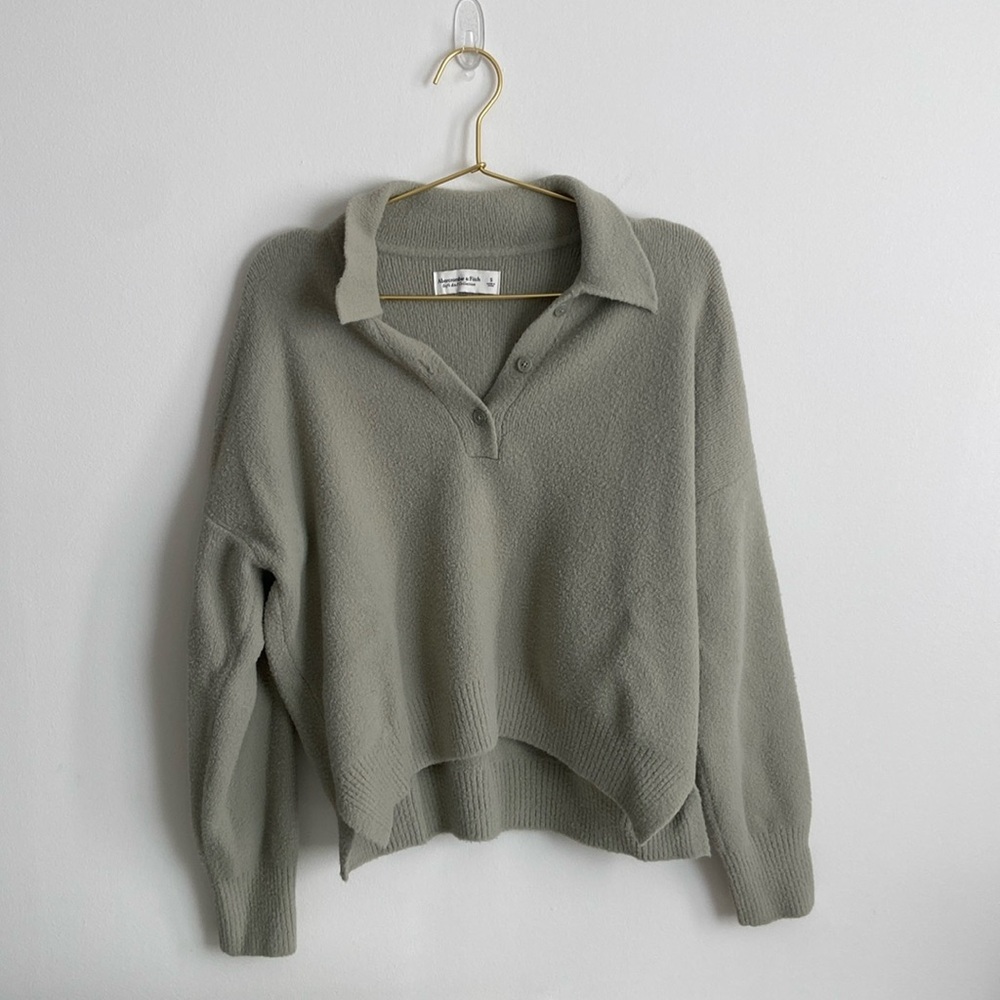 A&F Soft Collection Collared Sweater